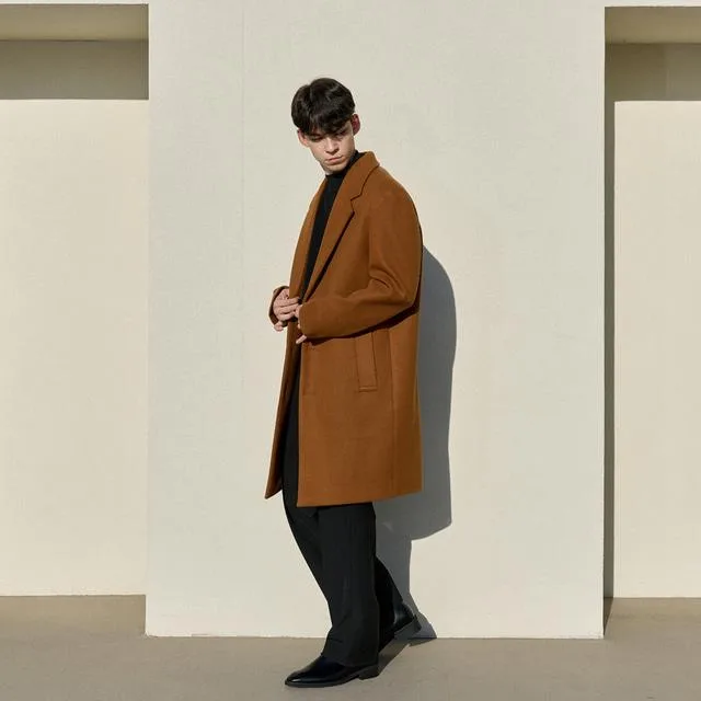 Camel overcoat